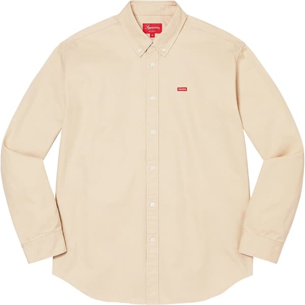 Supreme Small Box Shirt - Stone (front)