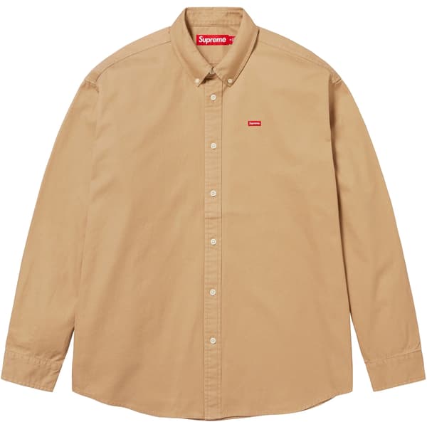 Supreme Small Box Shirt - Tan (front)