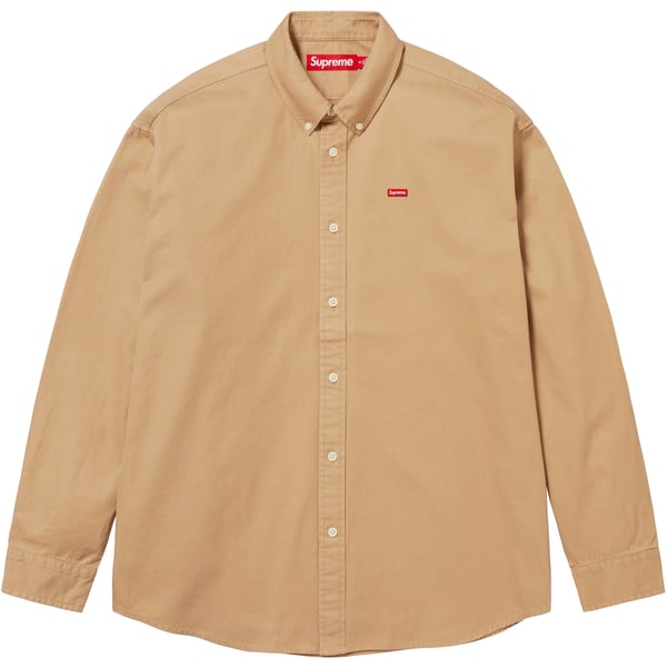 Supreme Small Box Shirt - Tan (front)