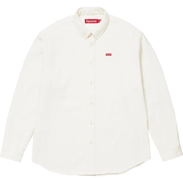 Supreme Small Box Shirt - White Denim (front)