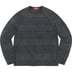 Supreme Small Box Stripe Sweater - Black (front)