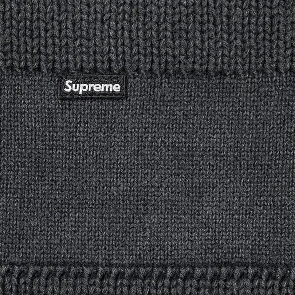 Supreme Small Box Stripe Sweater - Black (front)