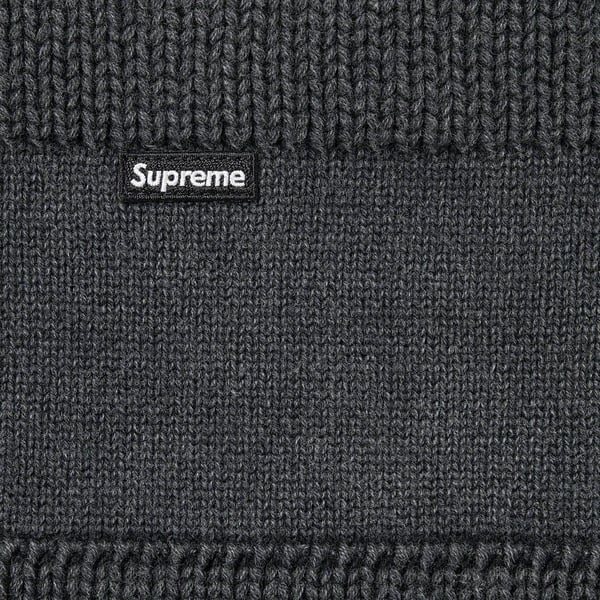Supreme Small Box Stripe Sweater - Black (front)