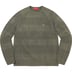 Supreme Small Box Stripe Sweater - Light Olive (front)