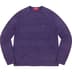 Supreme Small Box Stripe Sweater - Purple (front)