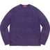 Supreme Small Box Stripe Sweater - Purple (front)