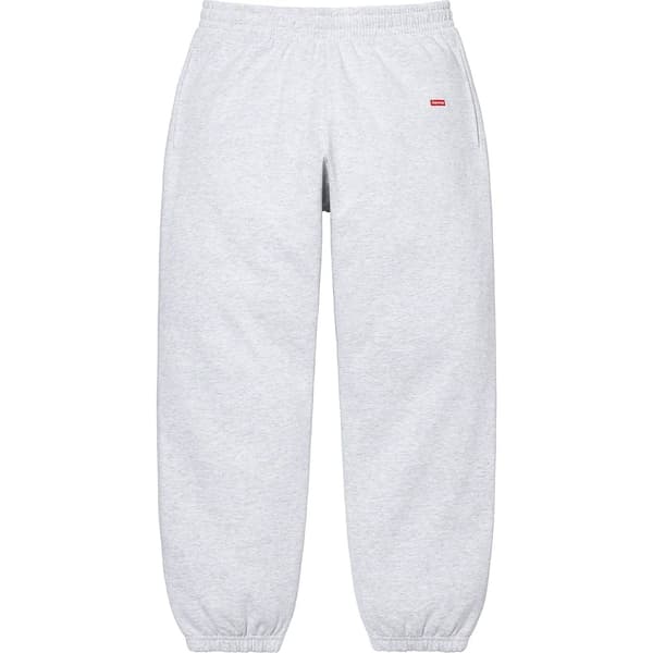 Supreme Small Box Sweatpant - Ash Grey (front)