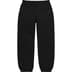 Supreme Small Box Sweatpant - Black (front)