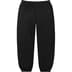 Supreme Small Box Sweatpant - Black (front)