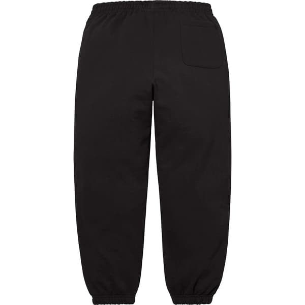 Supreme Small Box Sweatpant - Black (front)