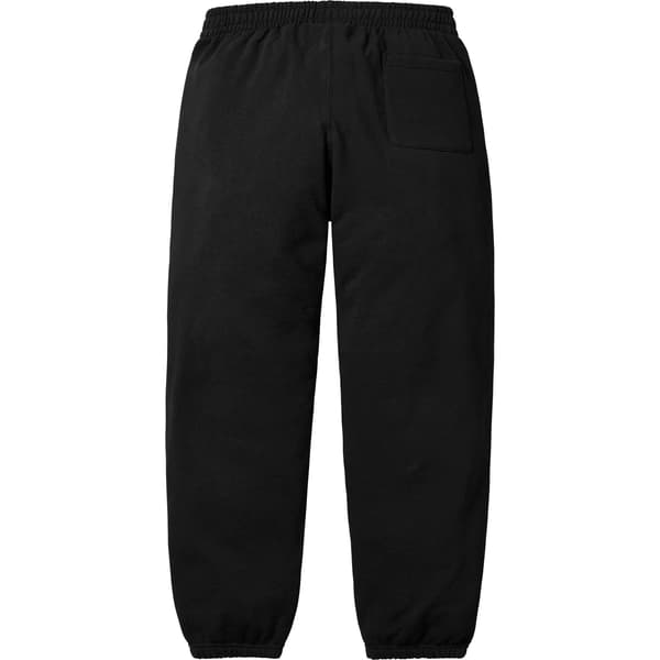 Supreme Small Box Sweatpant - Black (front)