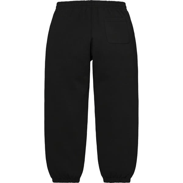Supreme Small Box Sweatpant - Black (front)