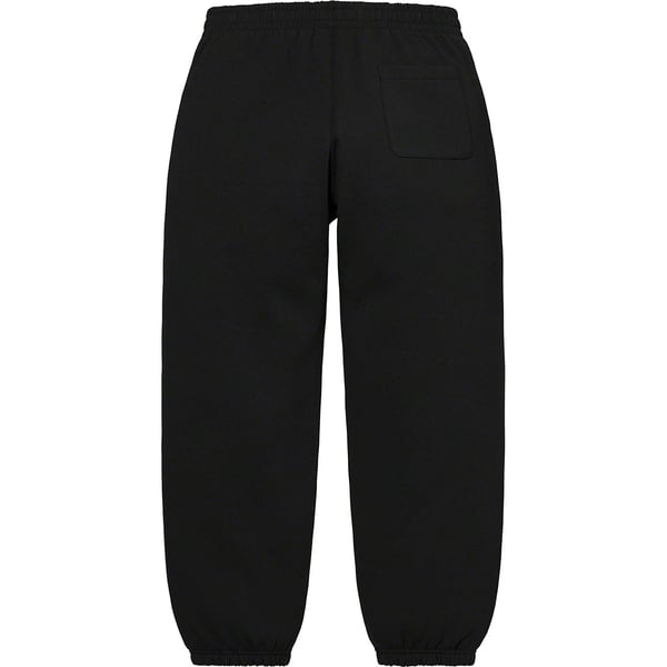 Supreme Small Box Sweatpant - Black (front)