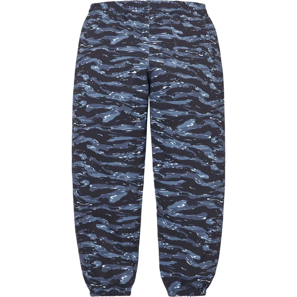 Supreme Small Box Sweatpant - Blue Tiger Camo (front)