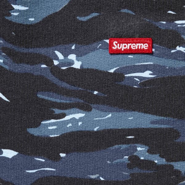 Supreme Small Box Sweatpant - Blue Tiger Camo (front)