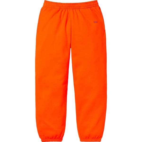 Supreme Small Box Sweatpant - Bright Orange (front)