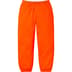 Supreme Small Box Sweatpant - Bright Orange (front)