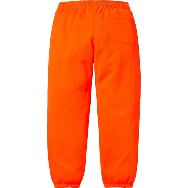 Supreme Small Box Sweatpant - Bright Orange (front)