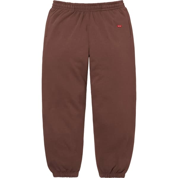Supreme Small Box Sweatpant - Brown (front)