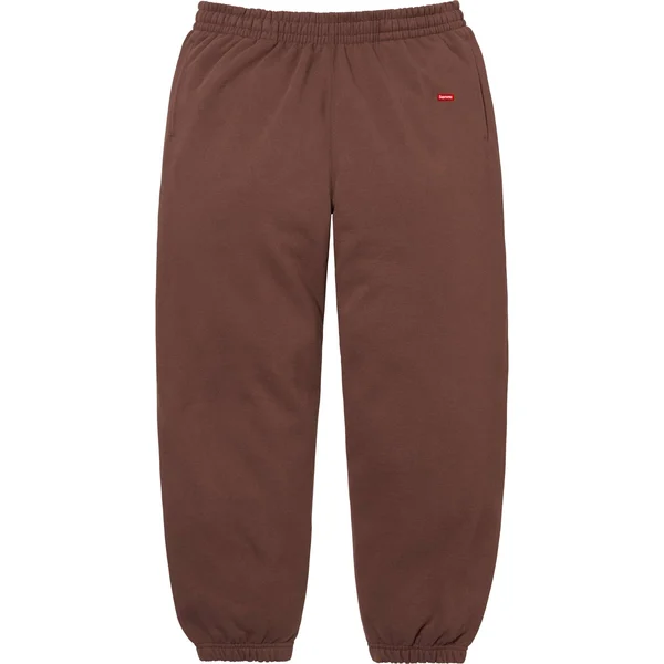 Supreme Small Box Sweatpant - Brown (front)