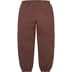 Supreme Small Box Sweatpant - Brown (front)