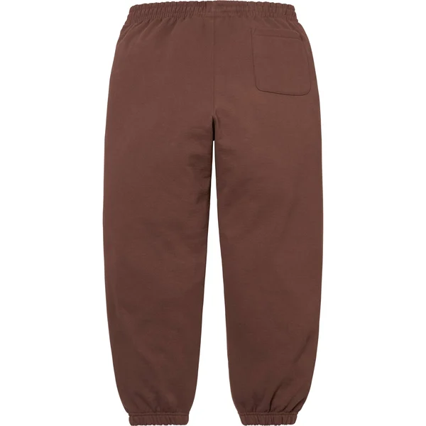 Supreme Small Box Sweatpant - Brown (front)