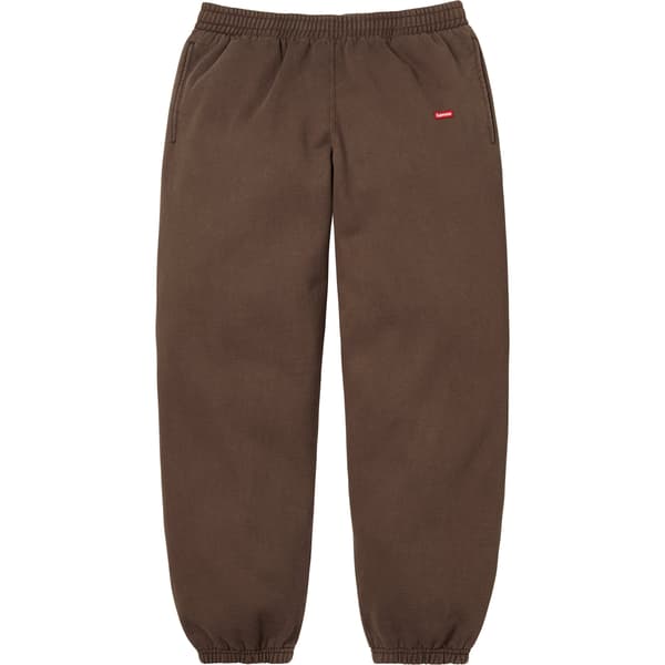 Supreme Small Box Sweatpant - Dark Brown (front)