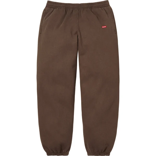 Supreme Small Box Sweatpant - Dark Brown (front)