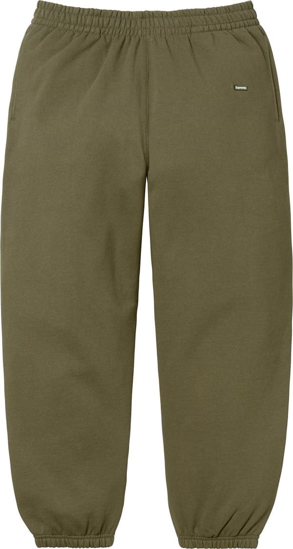 Supreme Small Box Sweatpant - Dark Olive (front)