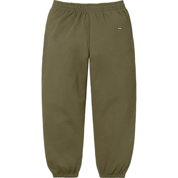 Supreme Small Box Sweatpant - Dark Olive (front)