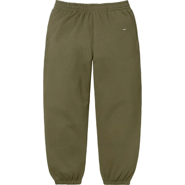 Supreme Small Box Sweatpant - Dark Olive (front)