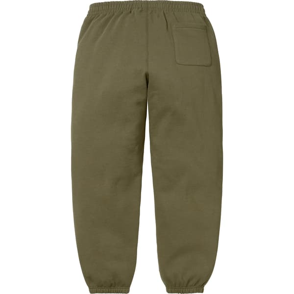 Supreme Small Box Sweatpant - Dark Olive (front)