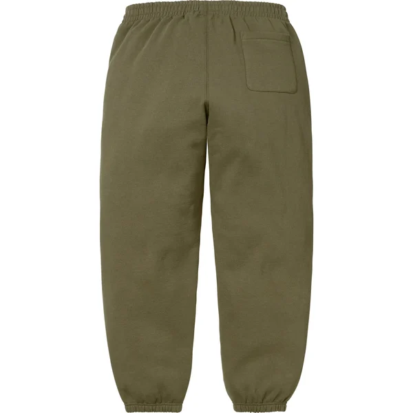 Supreme Small Box Sweatpant - Dark Olive (front)