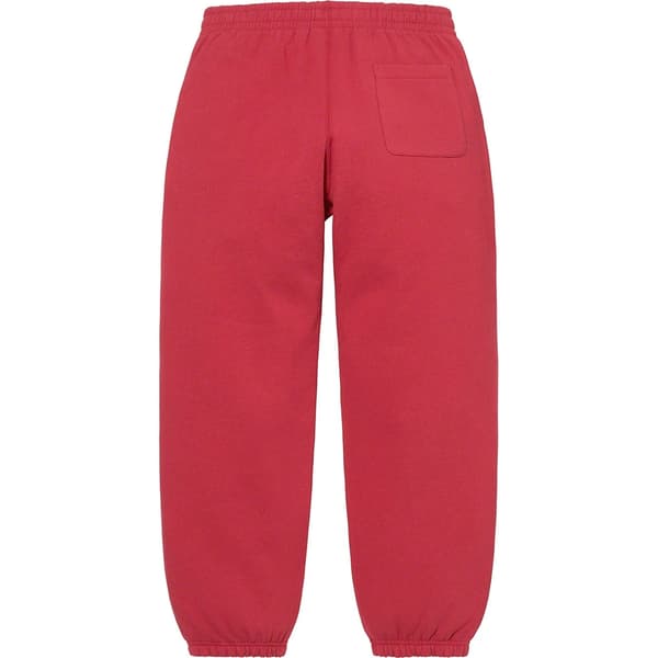 Supreme Small Box Sweatpant - Dark Red (front)
