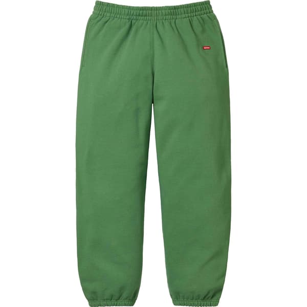 Supreme Small Box Sweatpant - Dusty Green (front)