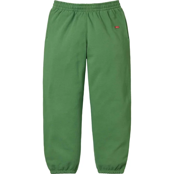 Supreme Small Box Sweatpant - Dusty Green (front)