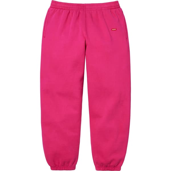 Supreme Small Box Sweatpant - Fuchsia (front)