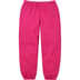 Supreme Small Box Sweatpant - Fuchsia (front)