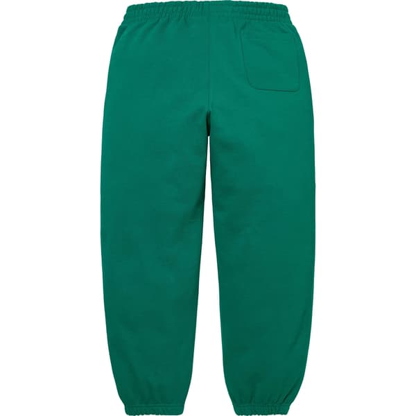Supreme Small Box Sweatpant - Green (front)