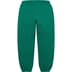 Supreme Small Box Sweatpant - Green (front)