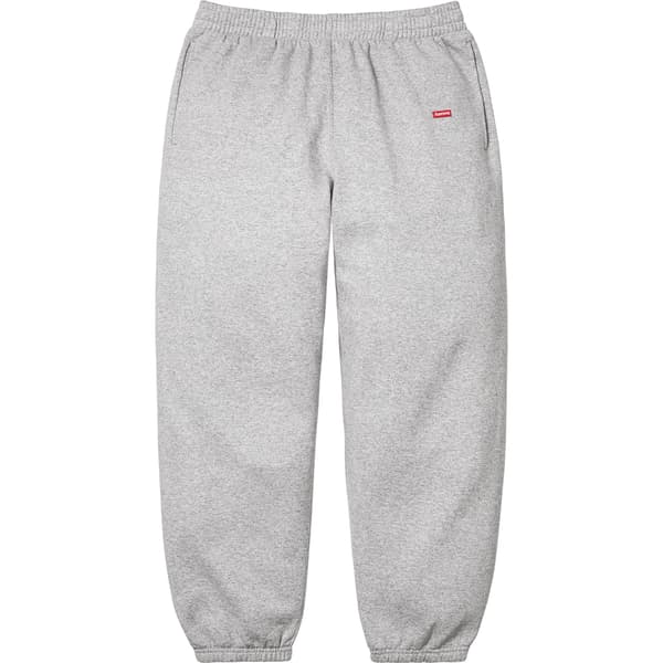 Supreme Small Box Sweatpant - Heather Grey (front)