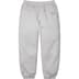 Supreme Small Box Sweatpant - Heather Grey (front)