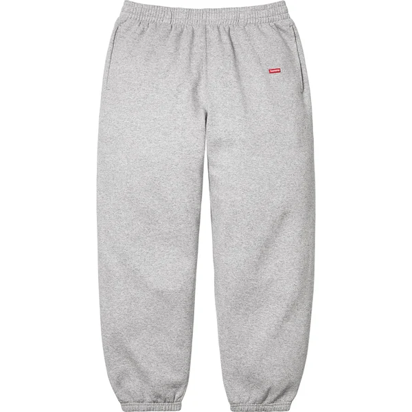Supreme Small Box Sweatpant - Heather Grey (front)