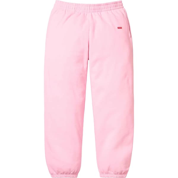 Supreme Small Box Sweatpant - Light Pink (front)