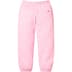 Supreme Small Box Sweatpant - Light Pink (front)