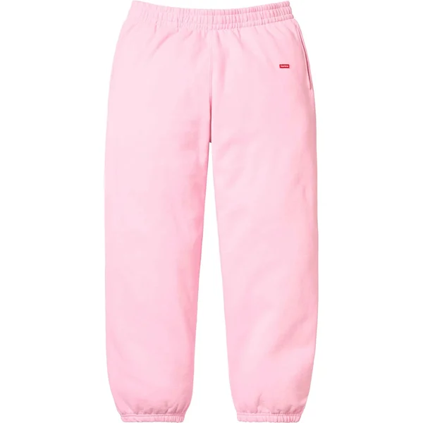 Supreme Small Box Sweatpant - Light Pink (front)