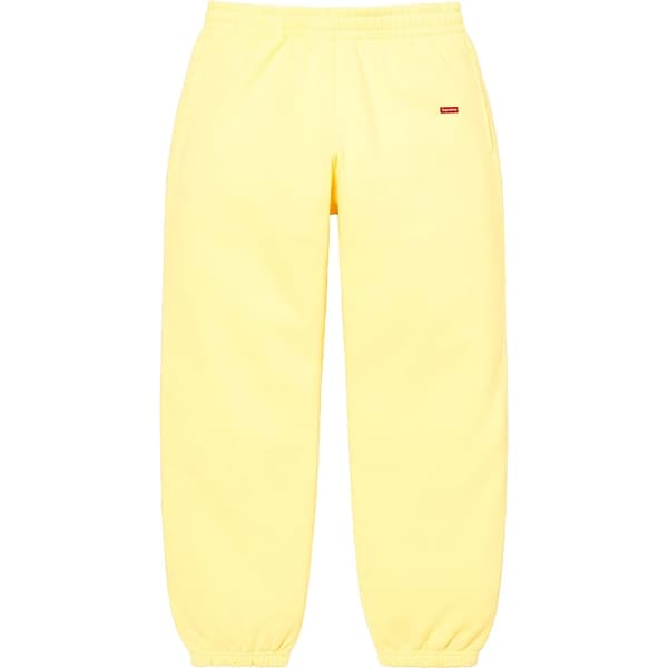 Supreme Small Box Sweatpant - Light Yellow (front)