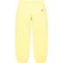 Supreme Small Box Sweatpant - Light Yellow (front)