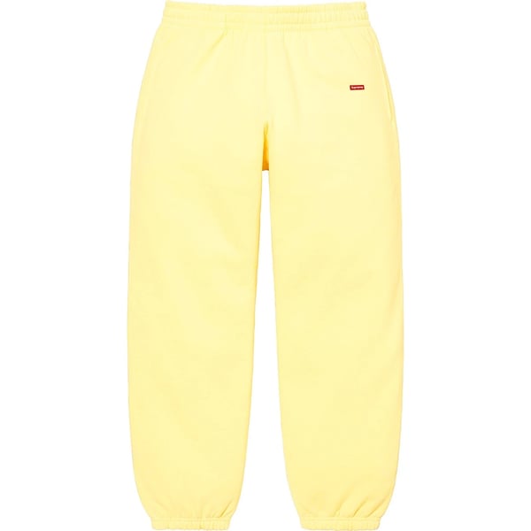 Supreme Small Box Sweatpant - Light Yellow (front)