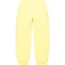 Supreme Small Box Sweatpant - Light Yellow (front)